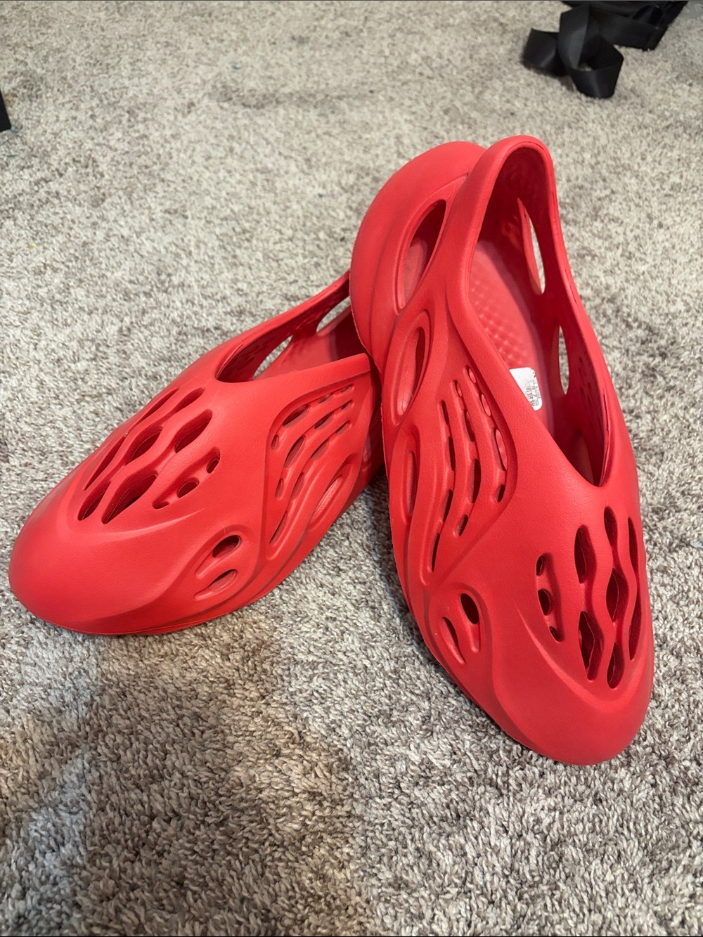 Adidas Yeezy Foam Runner Red Size 13 Slip On Clog